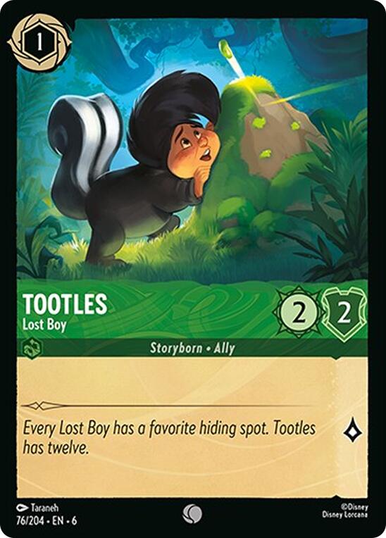 Tootles - Lost Boy (76/204) [Azurite Sea] - Disney - Card Brawlers | Quebec | Canada |