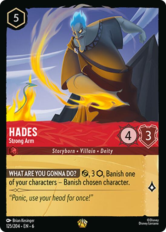 Hades - Strong Arm (125/204) [Azurite Sea] - Disney - Card Brawlers | Quebec | Canada |