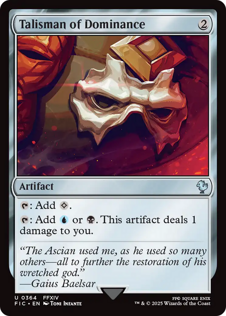 Talisman of Dominance [FINAL FANTASY Commander] - Magic: The Gathering - Card Brawlers | Quebec | Canada |