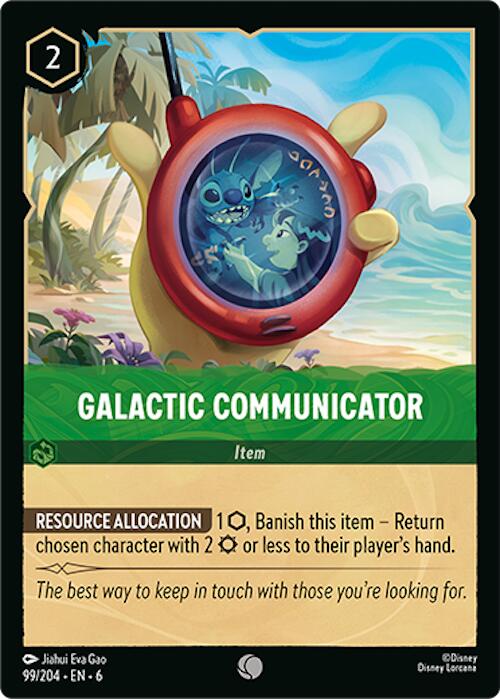 Galactic Communicator (99/204) [Azurite Sea] - Disney - Card Brawlers | Quebec | Canada |