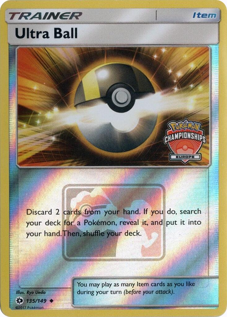 Ultra Ball (135/149) (Europe Championships) [League & Championship Cards] - Pokémon - Card Brawlers | Quebec | Canada |