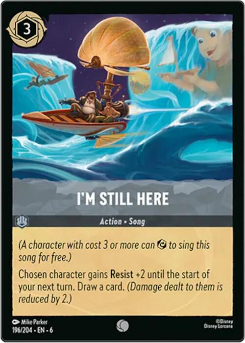 I'm Still Here (196/204) [Azurite Sea] - Disney - Card Brawlers | Quebec | Canada |