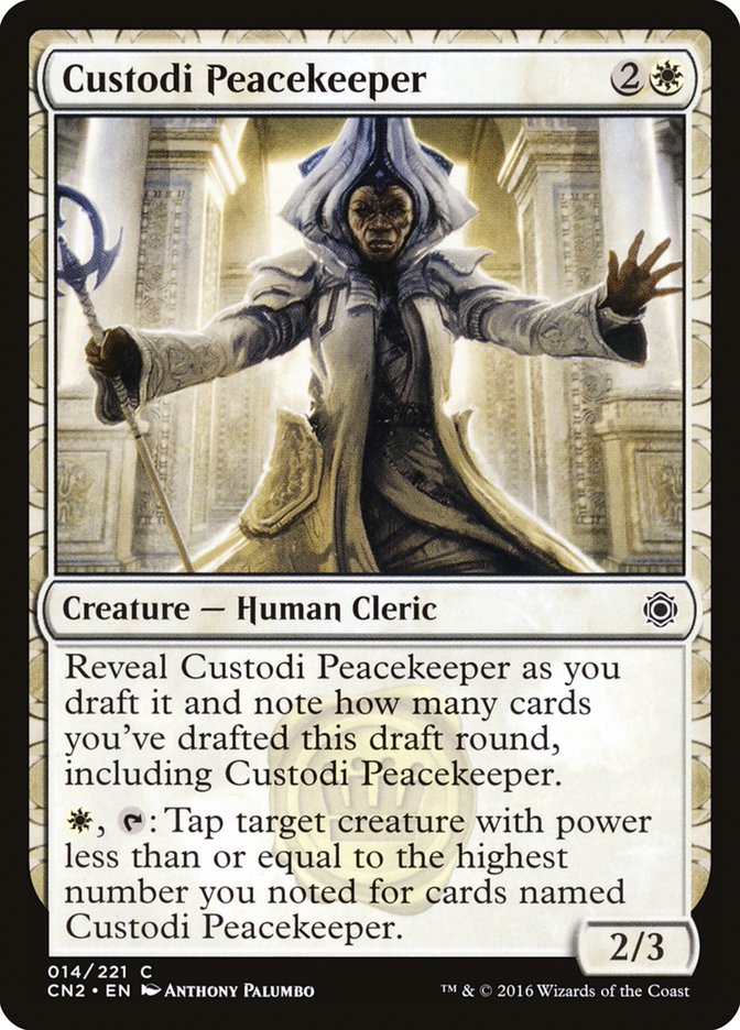 Custodi Peacekeeper [Conspiracy: Take the Crown] - Magic: The Gathering - Card Brawlers | Quebec | Canada |