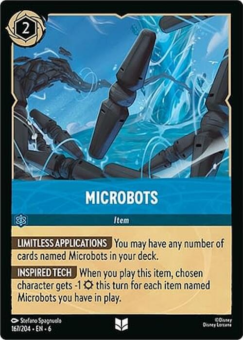 Microbots (167/204) [Azurite Sea] - Disney - Card Brawlers | Quebec | Canada |