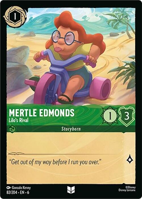 Mertle Edmonds - Lilo's Rival (82/204) [Azurite Sea] - Disney - Card Brawlers | Quebec | Canada |
