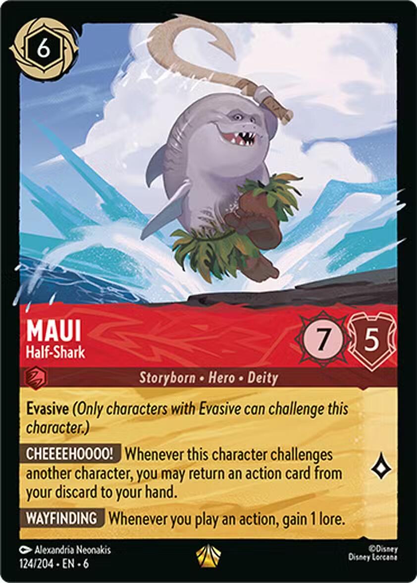 Maui - Half-Shark (124/204) [Azurite Sea] - Disney - Card Brawlers | Quebec | Canada |