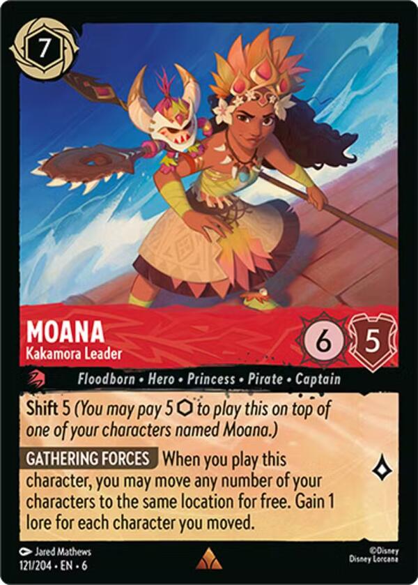 Moana - Kakamora Leader (121/204) [Azurite Sea] - Disney - Card Brawlers | Quebec | Canada |