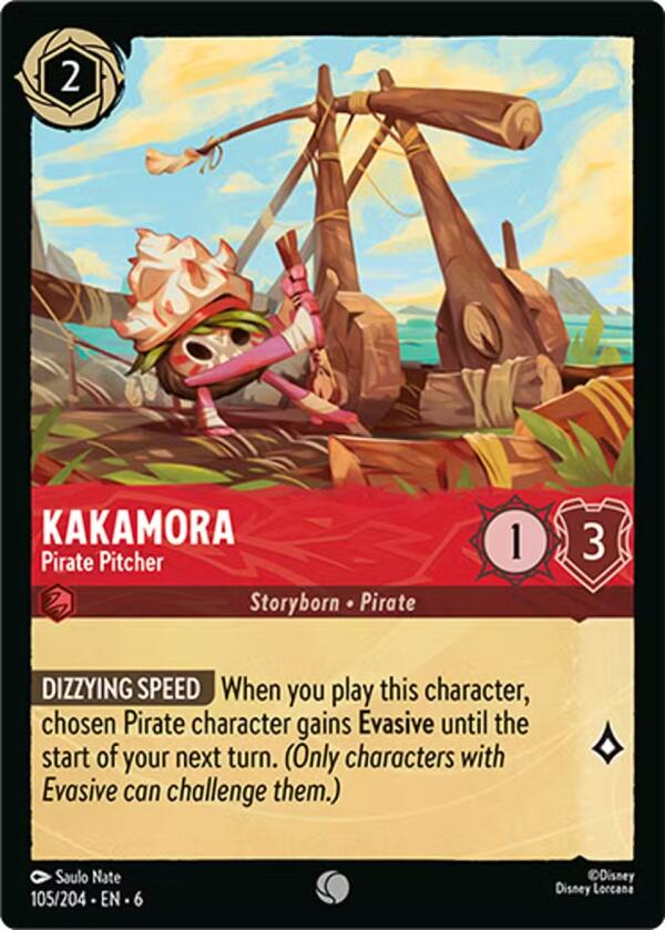 Kakamora - Pirate Pitcher (105/204) [Azurite Sea] - Disney - Card Brawlers | Quebec | Canada |