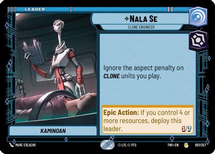 Nala Se - Clone Engineer (001/257) (001/257) [Twilight of the Republic] - Fantasy Flight Games - Card Brawlers | Quebec | Canada |