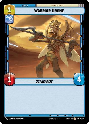 Warrior Drone (057/257) (057/257) [Twilight of the Republic] - Fantasy Flight Games - Card Brawlers | Quebec | Canada |