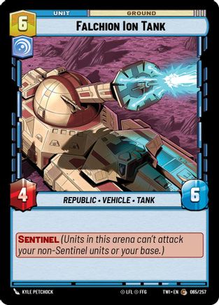 Falchion Ion Tank (065/257) (065/257) [Twilight of the Republic] - Fantasy Flight Games - Card Brawlers | Quebec | Canada |