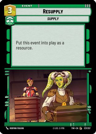 Resupply (127/257) (127/257) [Twilight of the Republic] - Fantasy Flight Games - Card Brawlers | Quebec | Canada |