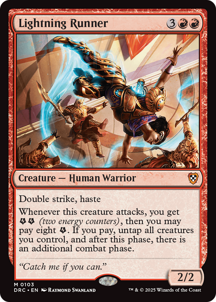Lightning Runner [Aetherdrift Commander] - Magic: The Gathering - Card Brawlers | Quebec | Canada |