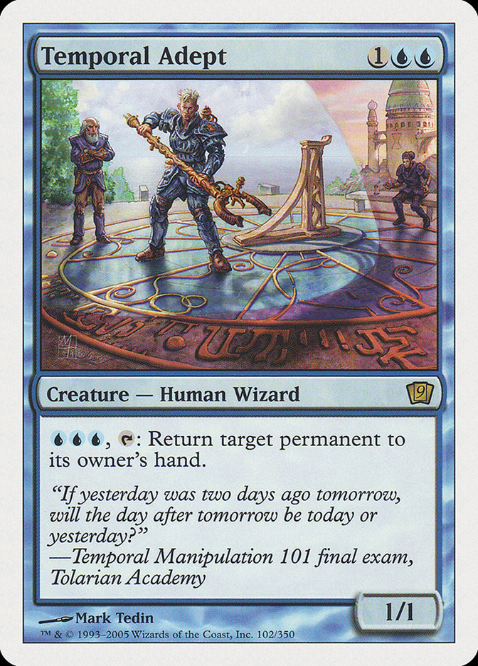 Temporal Adept [Ninth Edition] - Magic: The Gathering - Card Brawlers | Quebec | Canada |