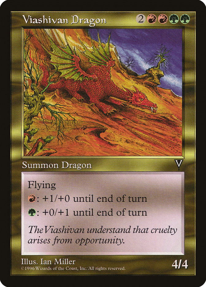Viashivan Dragon [Visions] - Magic: The Gathering - Card Brawlers | Quebec | Canada |