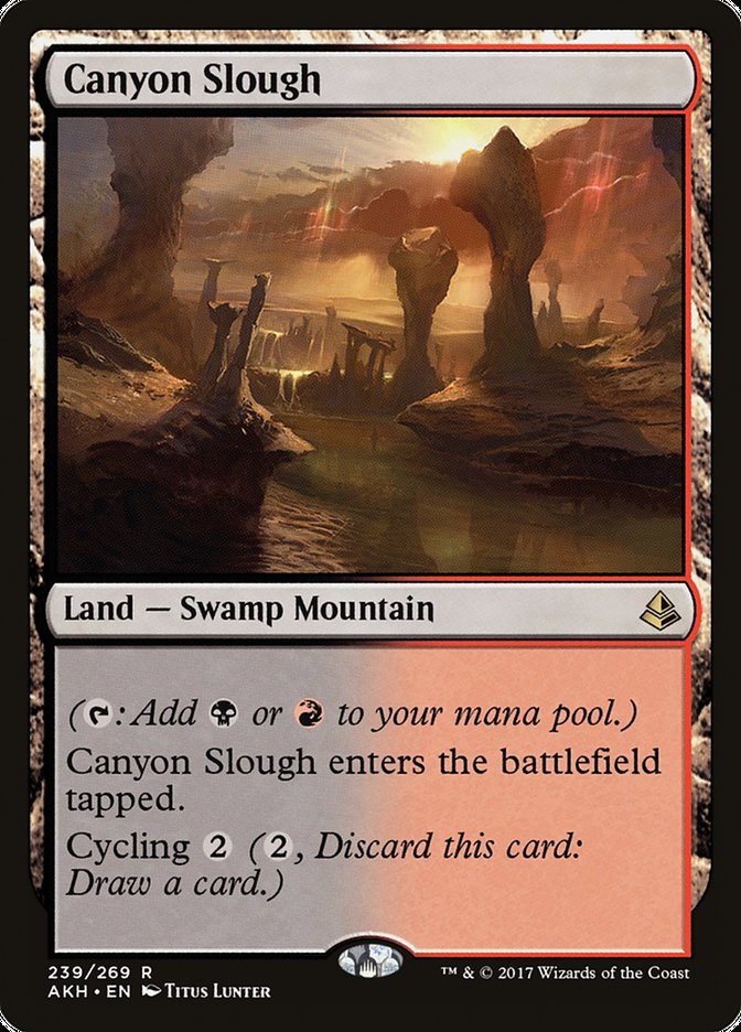 Canyon Slough [Amonkhet] - Magic: The Gathering - Card Brawlers | Quebec | Canada |