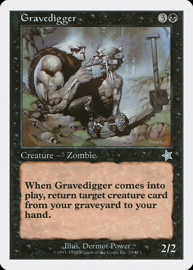 Gravedigger [Starter 1999] - Magic: The Gathering - Card Brawlers | Quebec | Canada |