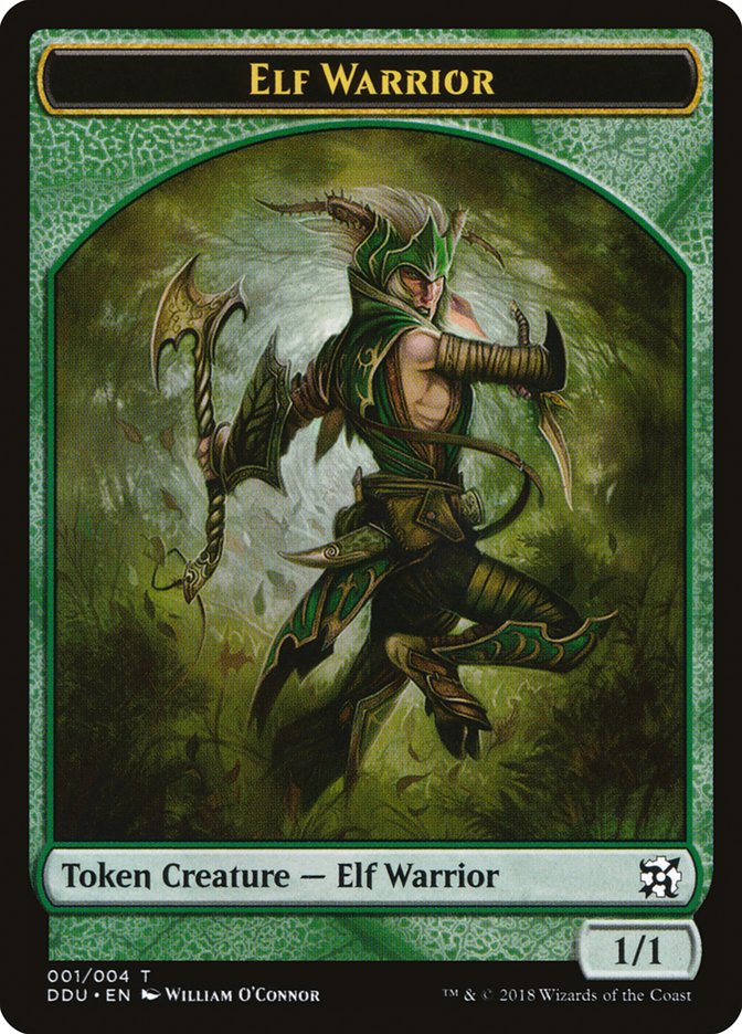 Elf Warrior Token [Duel Decks: Elves vs. Inventors Tokens] - Magic: The Gathering - Card Brawlers | Quebec | Canada |