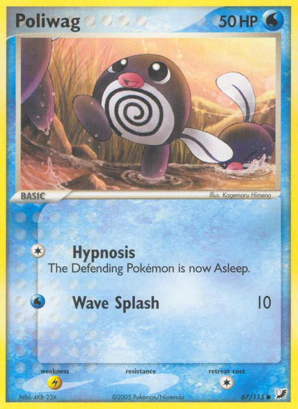 Poliwag (67/115) [EX: Unseen Forces] - Pokémon - Card Brawlers | Quebec | Canada |