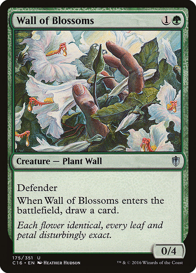 Wall of Blossoms [Commander 2016] - Magic: The Gathering - Card Brawlers | Quebec | Canada |