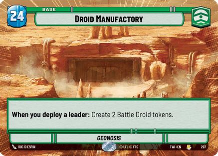 Droid Manufactory (297) (Hyperspace) (297) [Twilight of the Republic]