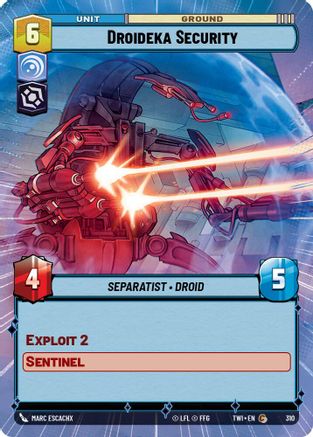 Droideka Security (310) (Hyperspace) (310) [Twilight of the Republic] - Fantasy Flight Games - Card Brawlers | Quebec | Canada |