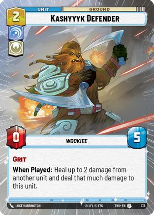 Kashyyyk Defender (317) (Hyperspace) (317) [Twilight of the Republic] - Fantasy Flight Games - Card Brawlers | Quebec | Canada |