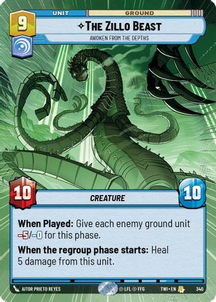 The Zillo Beast - Awoken From The Depths (340) (Hyperspace) (340) [Twilight of the Republic] - Fantasy Flight Games - Card Brawlers | Quebec | Canada |