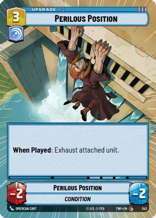 Perilous Position (343) (Hyperspace) (343) [Twilight of the Republic] - Fantasy Flight Games - Card Brawlers | Quebec | Canada |