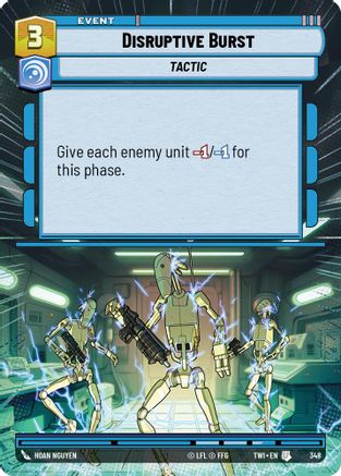 Disruptive Burst (348) (Hyperspace) (348) [Twilight of the Republic] - Fantasy Flight Games - Card Brawlers | Quebec | Canada |