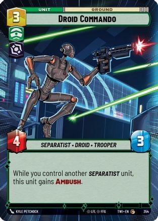 Droid Commando (354) (Hyperspace) (354) [Twilight of the Republic] - Fantasy Flight Games - Card Brawlers | Quebec | Canada |