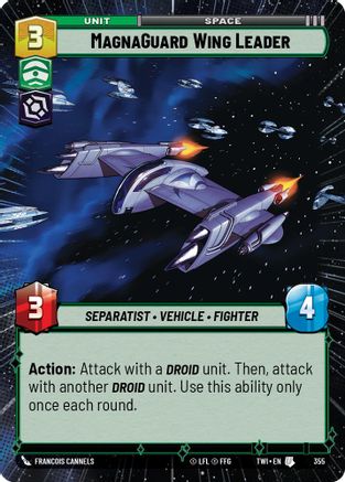 MagnaGuard Wing Leader (355) (Hyperspace) (355) [Twilight of the Republic] - Fantasy Flight Games - Card Brawlers | Quebec | Canada |
