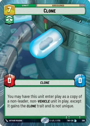 Clone (386) (Hyperspace) (386) [Twilight of the Republic] - Fantasy Flight Games - Card Brawlers | Quebec | Canada |