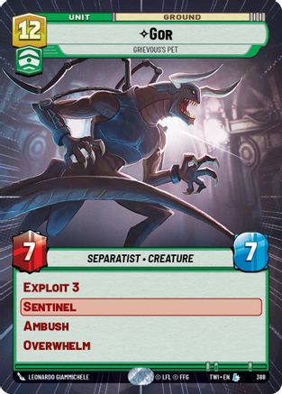 Gor - L'animal de compagnie de Grievous (388) (Hyperespace) (388) [Crépuscule de la République] 