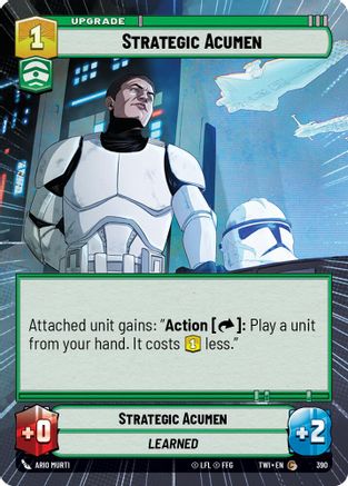 Strategic Acumen (390) (Hyperspace) (390) [Twilight of the Republic] - Fantasy Flight Games - Card Brawlers | Quebec | Canada |