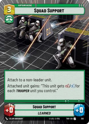 Squad Support (392) (Hyperspace) (392) [Twilight of the Republic] - Fantasy Flight Games - Card Brawlers | Quebec | Canada |