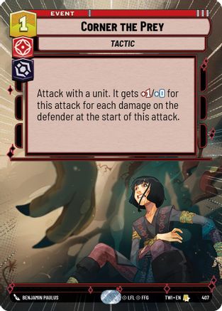 Corner the Prey (407) (Hyperspace) (407) [Twilight of the Republic] - Fantasy Flight Games - Card Brawlers | Quebec | Canada |