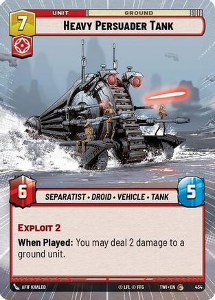Heavy Persuader Tank (434) (Hyperspace) (434) [Twilight of the Republic] - Fantasy Flight Games - Card Brawlers | Quebec | Canada |