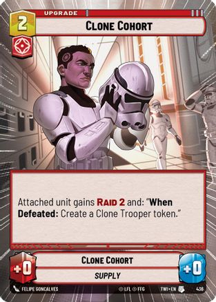 Clone Cohort (436) (Hyperspace) (436) [Twilight of the Republic] - Fantasy Flight Games - Card Brawlers | Quebec | Canada |