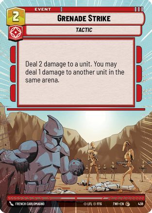 Grenade Strike (438) (Hyperspace) (438) [Twilight of the Republic] - Fantasy Flight Games - Card Brawlers | Quebec | Canada |