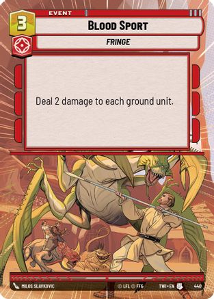 Blood Sport (440) (Hyperspace) (440) [Twilight of the Republic] - Fantasy Flight Games - Card Brawlers | Quebec | Canada |