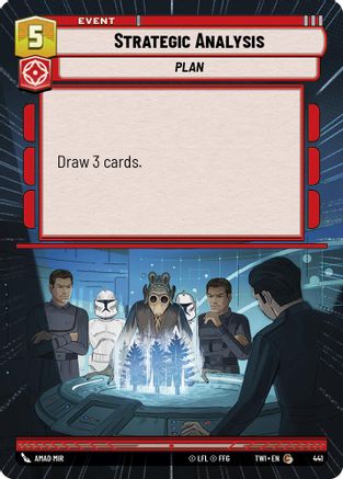 Strategic Analysis (441) (Hyperspace) (441) [Twilight of the Republic] - Fantasy Flight Games - Card Brawlers | Quebec | Canada |