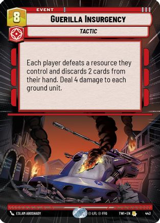 Guerilla Insurgency (443) (Hyperspace) (443) [Twilight of the Republic] - Fantasy Flight Games - Card Brawlers | Quebec | Canada |