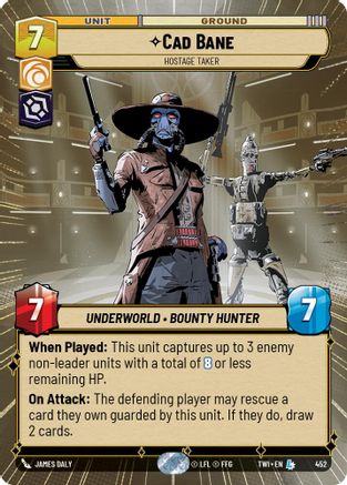Cad Bane - Hostage Taker (452) (Hyperspace) (452) [Twilight of the Republic] - Fantasy Flight Games - Card Brawlers | Quebec | Canada |