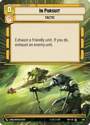 In Pursuit (486) (Hyperspace) (486) [Twilight of the Republic] - Fantasy Flight Games - Card Brawlers | Quebec | Canada |