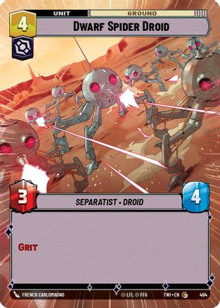 Dwarf Spider Droid (494) (Hyperspace) (494) [Twilight of the Republic] - Fantasy Flight Games - Card Brawlers | Quebec | Canada |