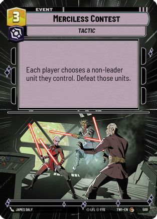 Merciless Contest (500) (Hyperspace) (500) [Twilight of the Republic] - Fantasy Flight Games - Card Brawlers | Quebec | Canada |