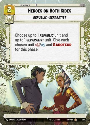Heroes on Both Sides (509) (Hyperspace) (509) [Twilight of the Republic] - Fantasy Flight Games - Card Brawlers | Quebec | Canada |