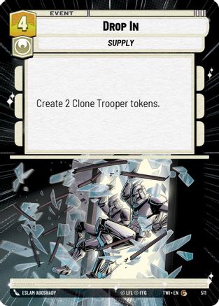 Drop In (511) (Hyperspace) (511) [Twilight of the Republic] - Fantasy Flight Games - Card Brawlers | Quebec | Canada |