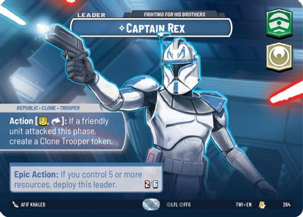 Captain Rex - Fighting For His Brothers (264) (Showcase) (264) [Twilight of the Republic]